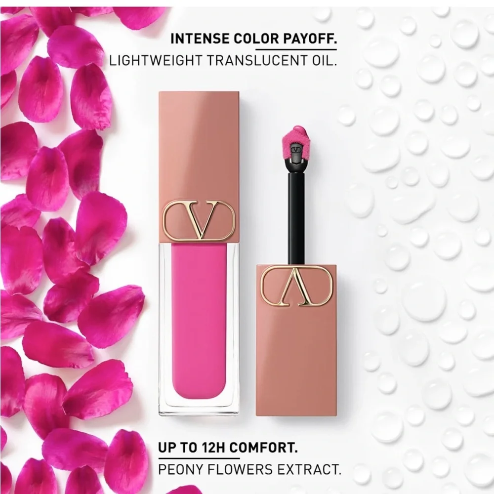 💫Valentino Liquirosso Lip Blush Blur Duo Matte Cream Liquid Sampler